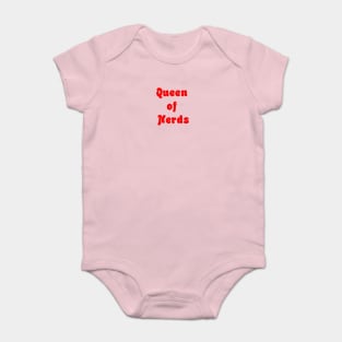 Queen of nerds Baby Bodysuit